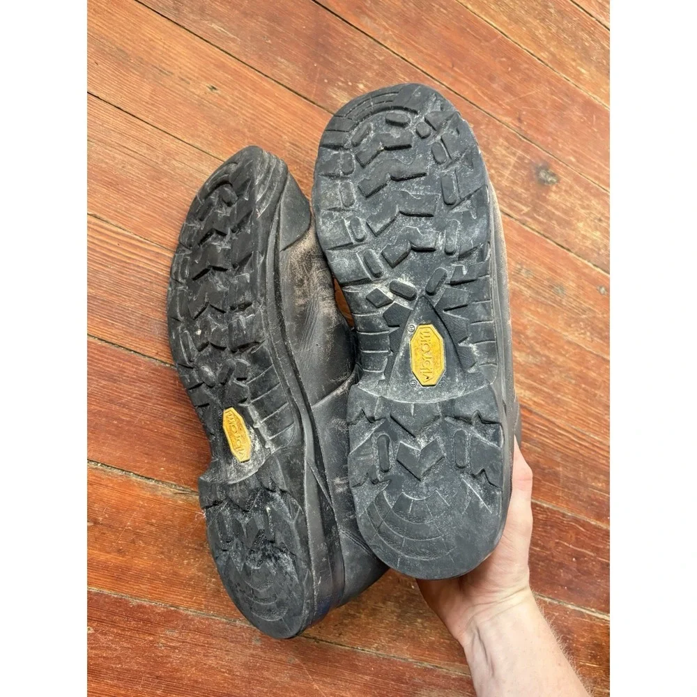 Garmont Boots Men's 13 Brown Waterproof Leather Gore Tex Vibram Boots